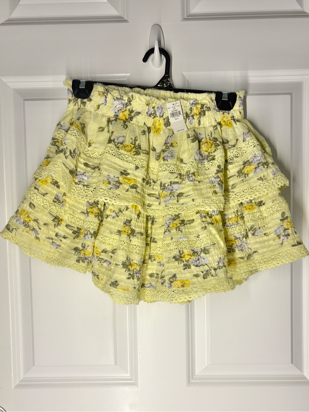 Boho Angelcore Cottagecore Aerie Rock N Ruffle NWT Floral Lace Mini Skirt